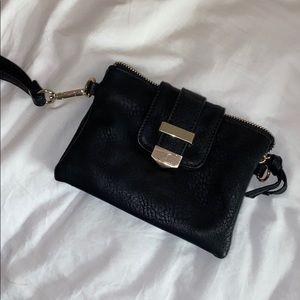 Black Charming Charlie wristlet